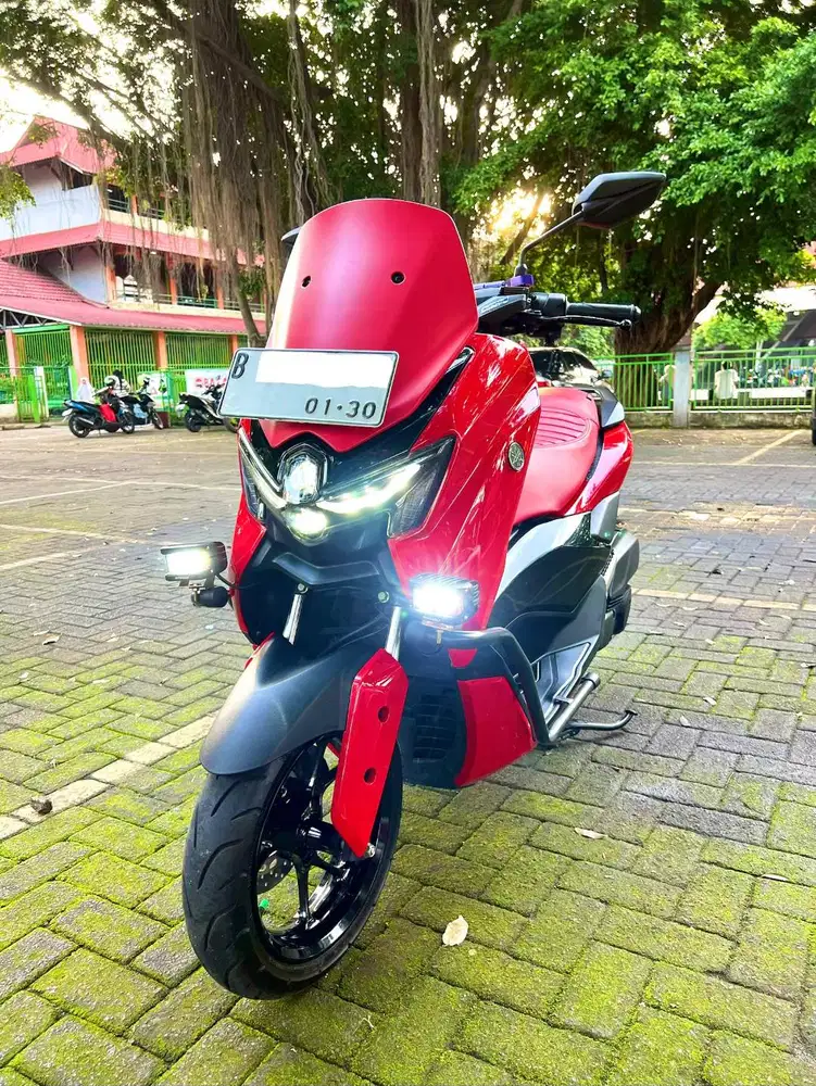 Nmax turbo neo full modif adventure 2025 merah menyala simpanan mulus
