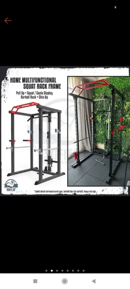 GYM power rak cuma buat ngonten aja