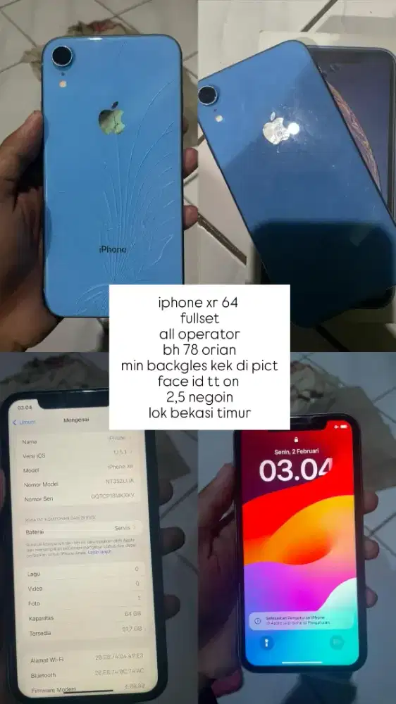 iphone xr /64gb