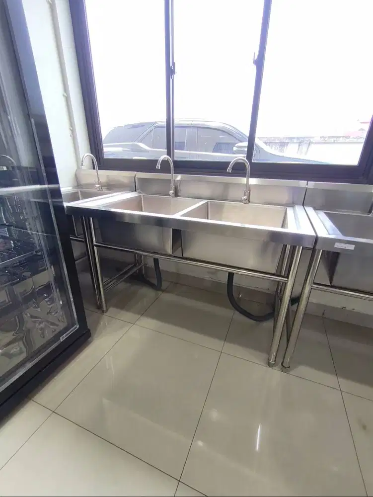 Wastafel Stainless 201, Pencuci Piring Stainless tebal 0,8mm