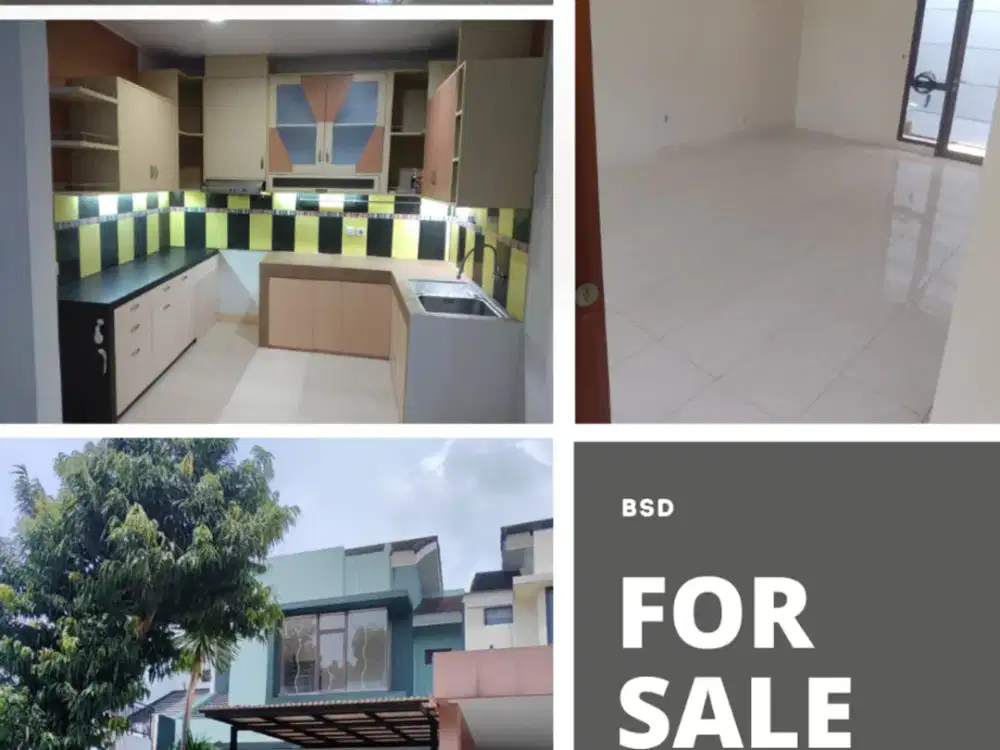 Rumah dijual paling murah siap huni di Foresta BSD Deket ICE / Aeon BSD