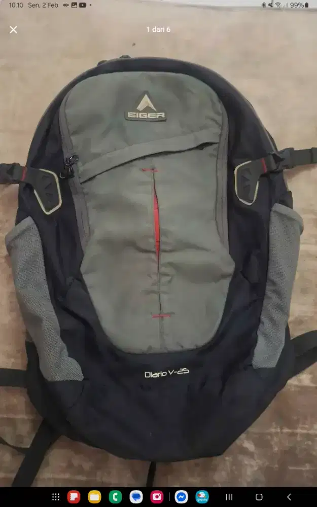 Tas eiger backpack 25L diario