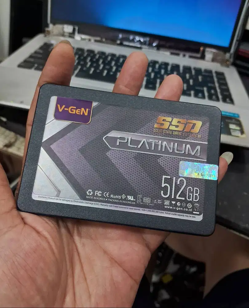 Laptop SSD SATA Internal 512GB Vgen Platinum NOT Rescue Copotan Garans