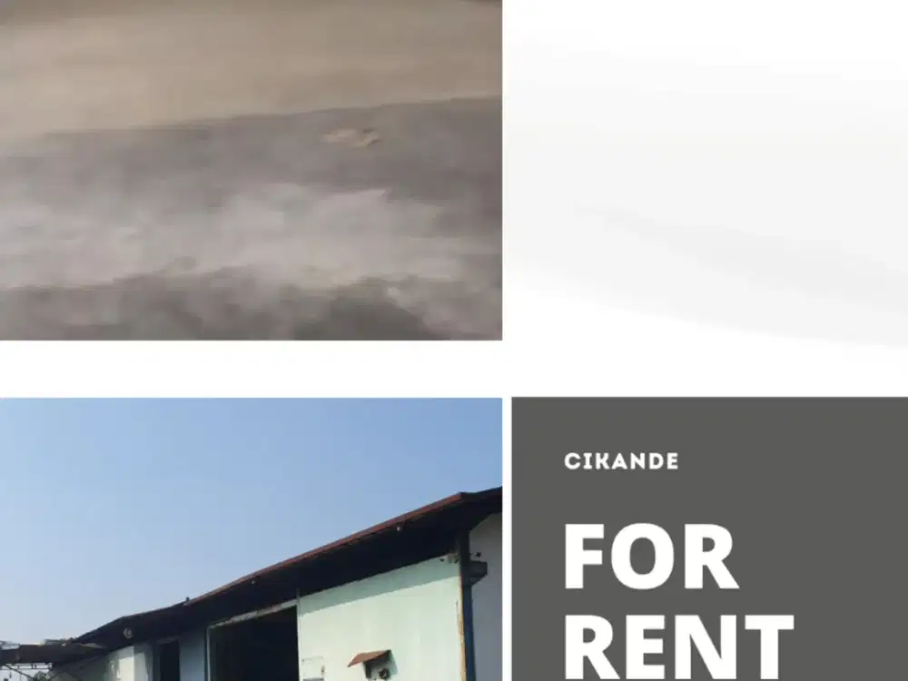 Disewakan Gudang Cikande  Hanya 10 menit dari keluar pintu tol Cikande