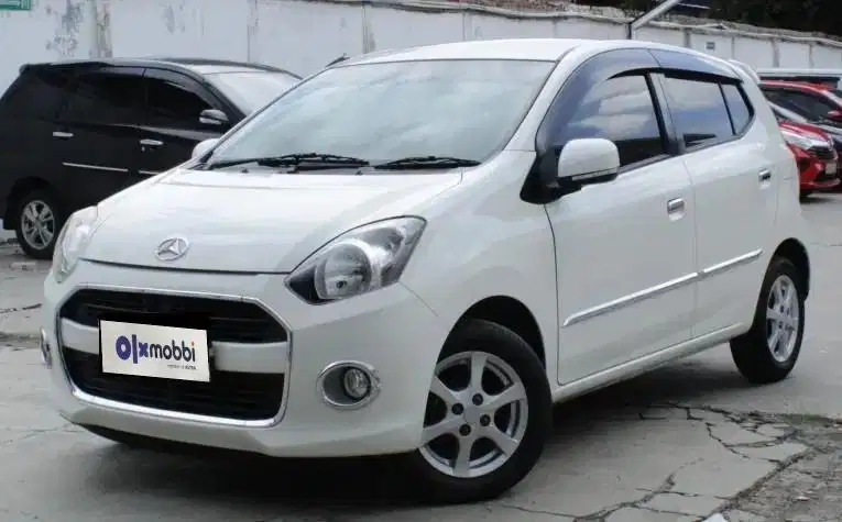 Garansi Mesin 1th TDP 5,JT Daihatsu Ayla 1.0 X Bensin-AT Putih 2016