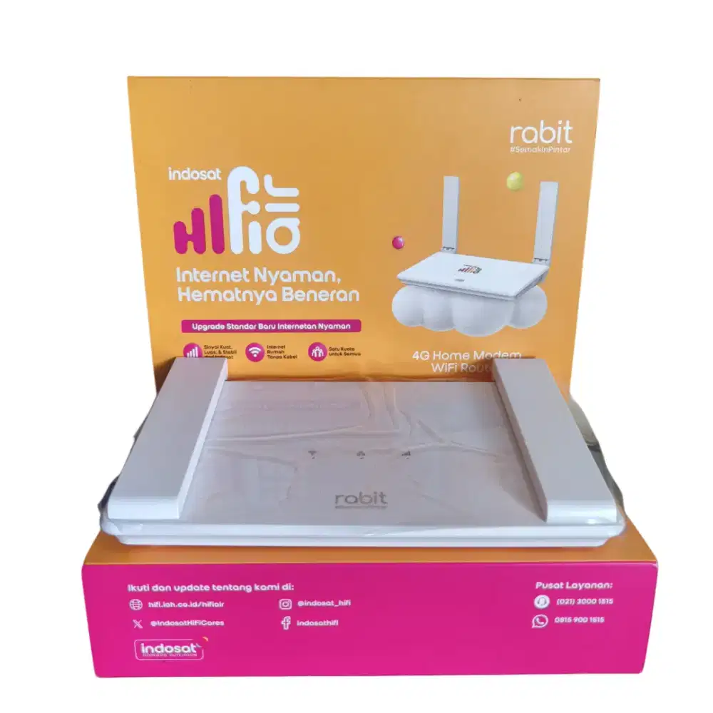 Modem Wifi Rabbit Hifi Air CPE-XR + KUOTA INTERNET 50GB