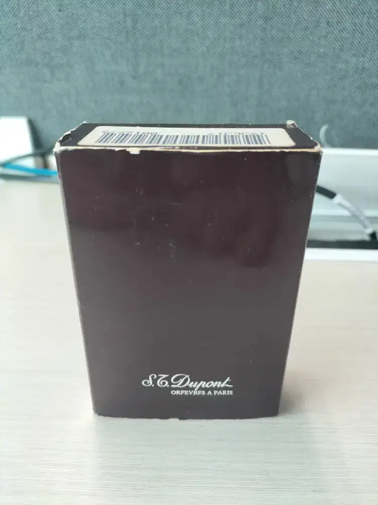 DiJual Korek Api S.t. Dupont Paris Lighter Black Gold Langka Original