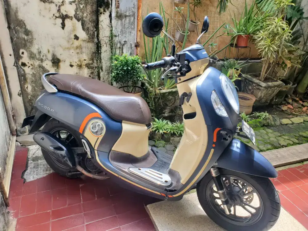 Honda Scoopy Biru 2021 Full orisinil.