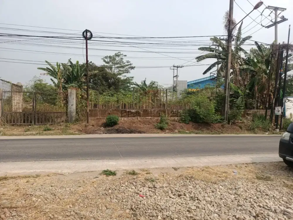 DIJUAL LAHAN STRATEGIS DEKAT TOL BURANGKENG BEKASI