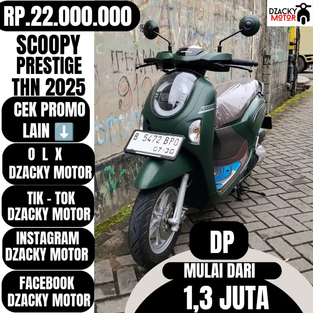 SCOOPY PRESTIGE 2025 SECOND LIKE NEW