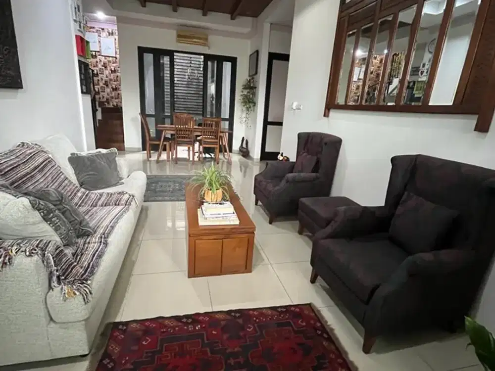 Rumah rustic modern di jakarta selatan pr 15426