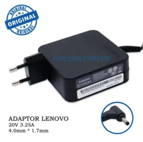 Adaptor Charger Laptop Lenovo Ideapad 20v 3.25a 100 100s 110 310 Casan