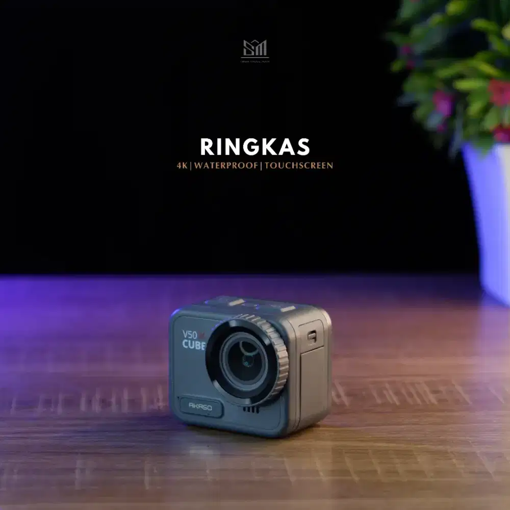 Setara Gopro? Akaso V5 X Cube Satset Kamera Kecil Kamera Saku