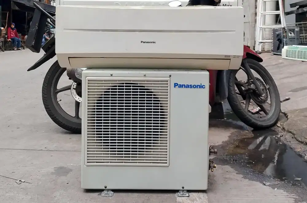 AC Panasonic 1 PK  second + pasang free ongkir jabotabek