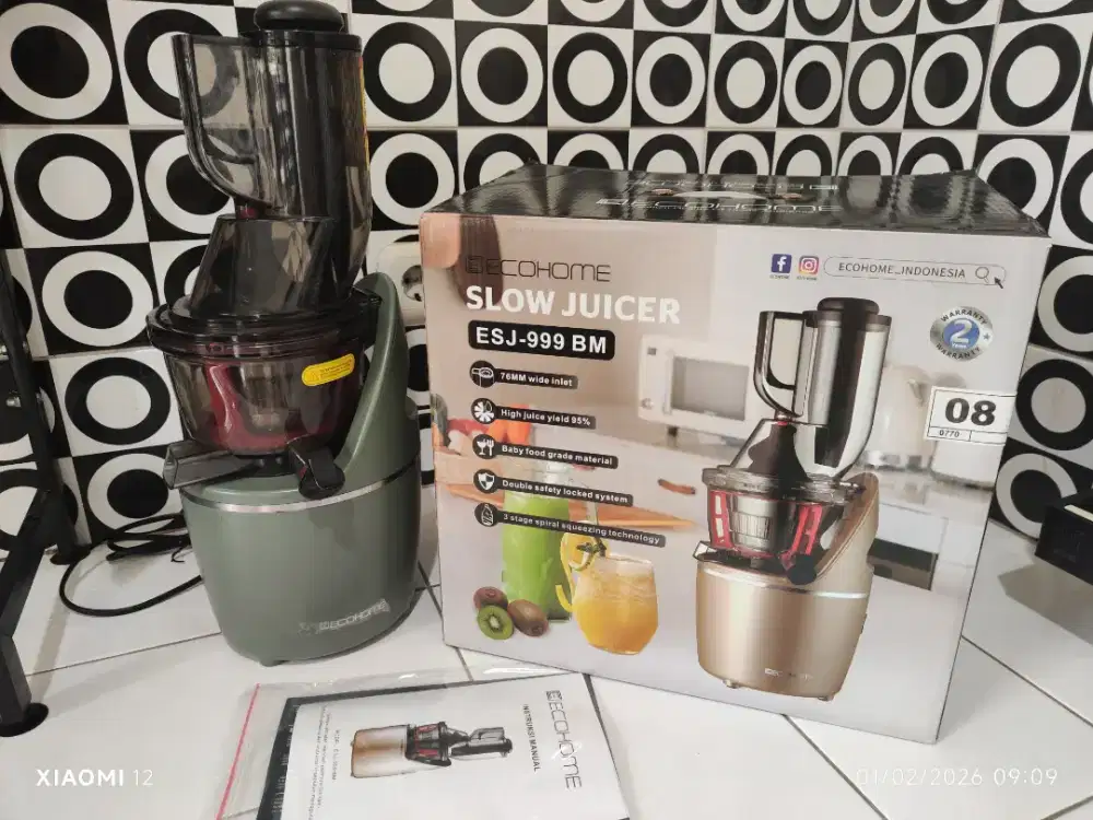 Ecohome Slow Juicer ESJ-999BM