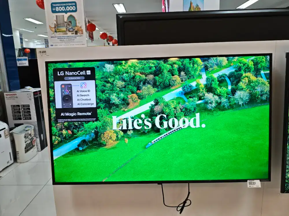 Smart TV 4K 50 inci LG NanoCell AI