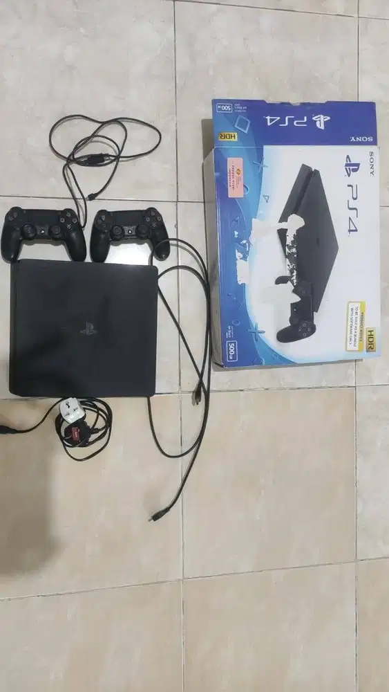 DIJUAL PS4 SLIM 500GB ORIGINAL RESMI INDONESIA – BONUS FC 25 ORI