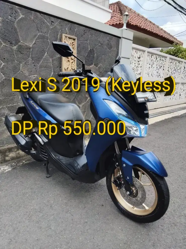 Lexi S 2019 Keyless. Pajak Panjang. Standar. Mulus. Ori.Cash/Kredit/TT