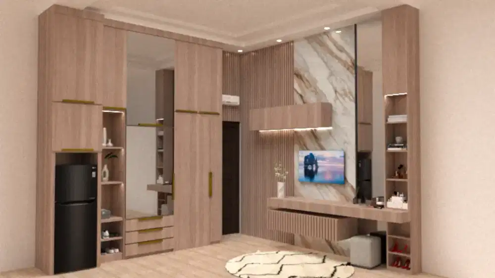 MINIMALIST BEDROOM DESIGN/INTERIOR/HPL Ex.TAC0