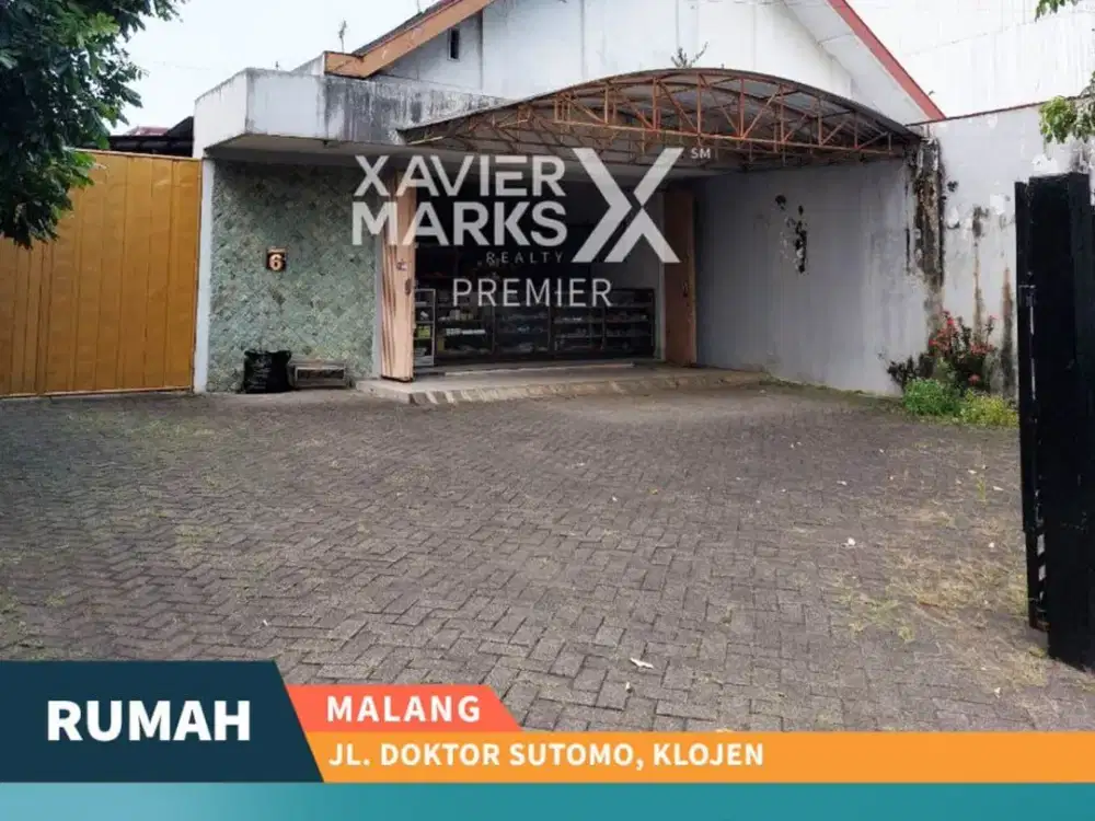 Dijual Rumah Tengah Kota di Dr Sutomo Klojen Malang Cocok Untuk Cafe