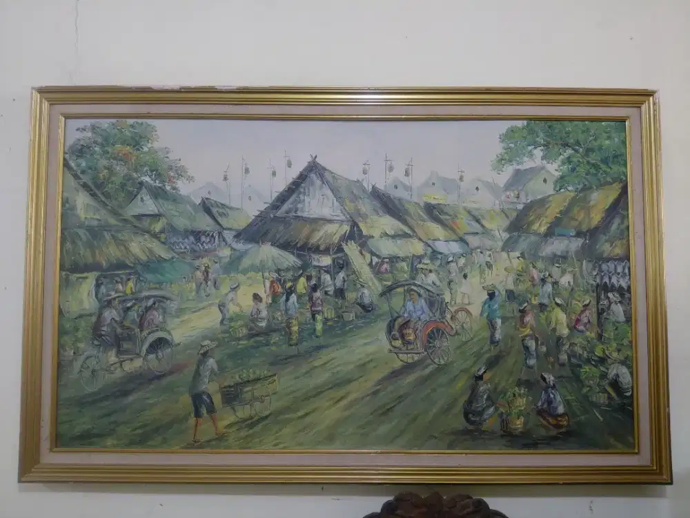 Dijual lukisan pedesaan