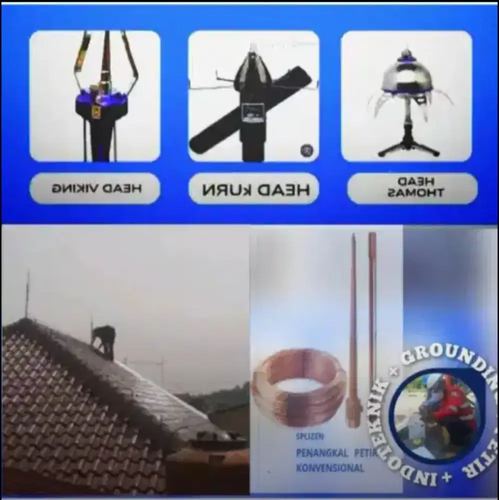 Tukang instalasi ahli jasa pasang penangkal petir Karawang