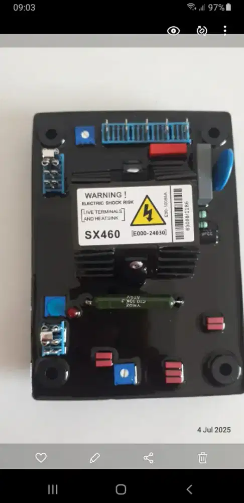 Spare Diesel Genset AVR