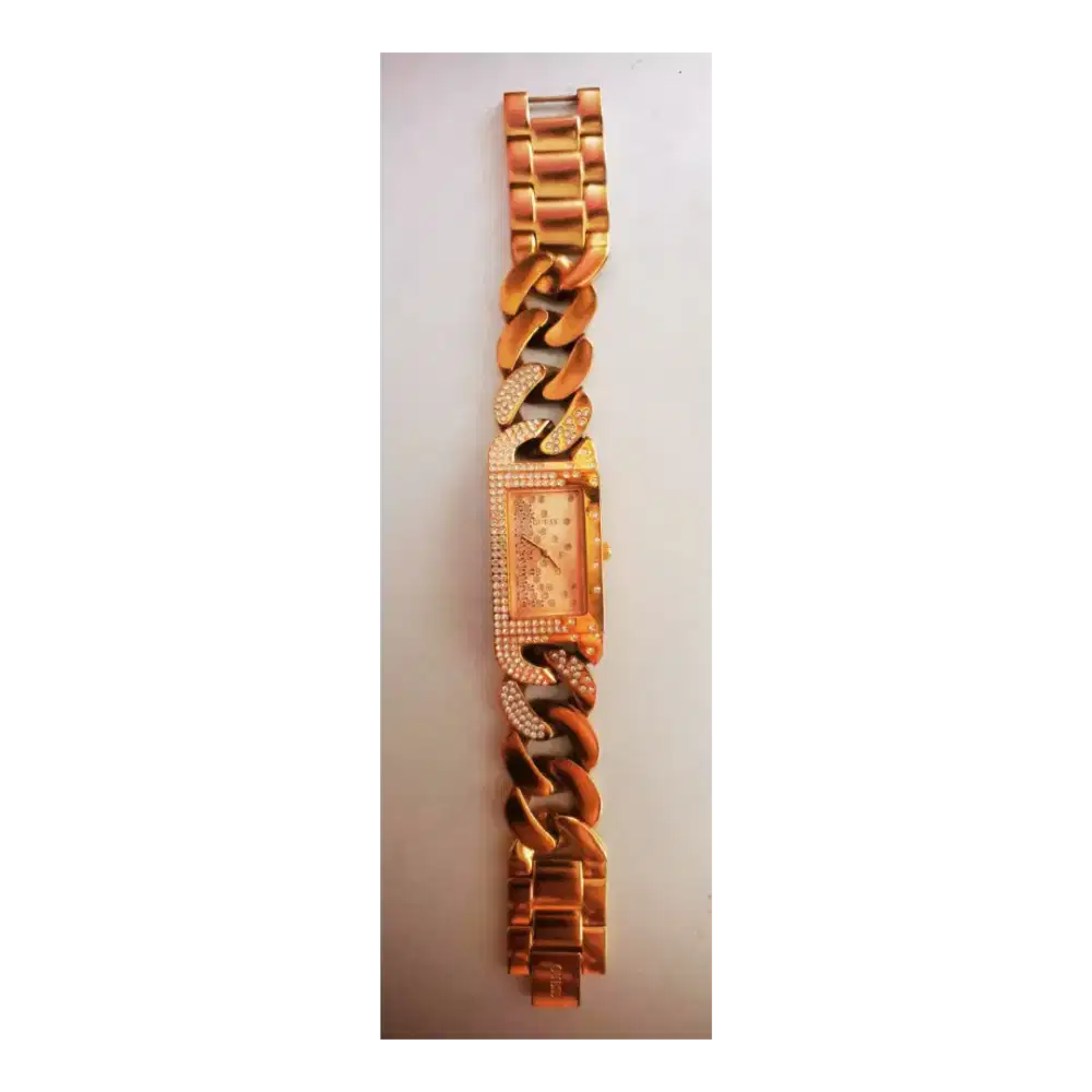 GUESS GW0298L3 STARLIT | Jam Tangan Wanita Rose Gold