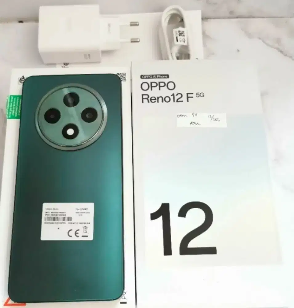 Murah hp Oppo Reno 12F 12/256 lkp, bs TT