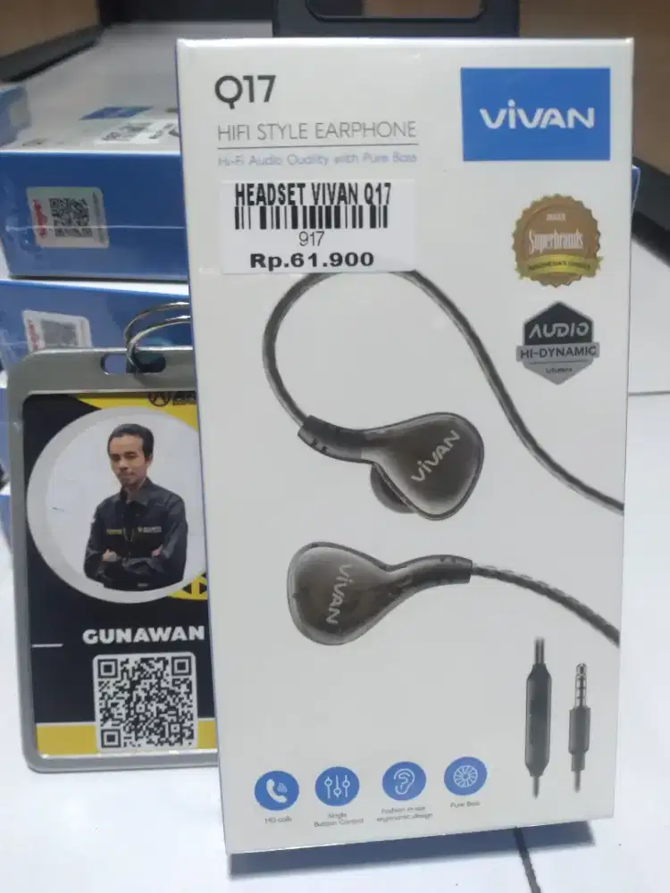Headset VIVAN Q17 ATLANTIS DAHSYAT