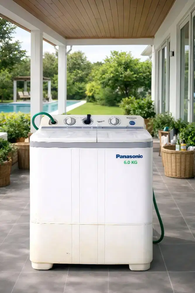 DIJUAL. MESIN CUCI PANASONIC 2 TABUNG