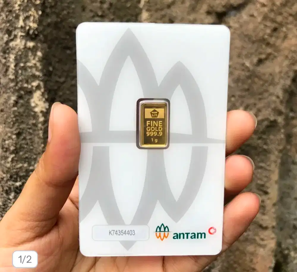 Membeli emas antam pecahan 1 gr sampai 5 gr