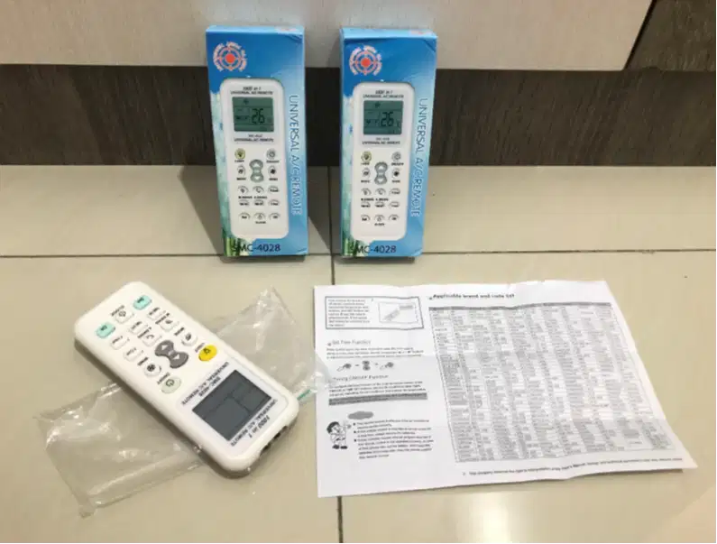 Remote AC Panasonic LG Sharp Dll Multifungsi Multi Fungsi Cocok Semua