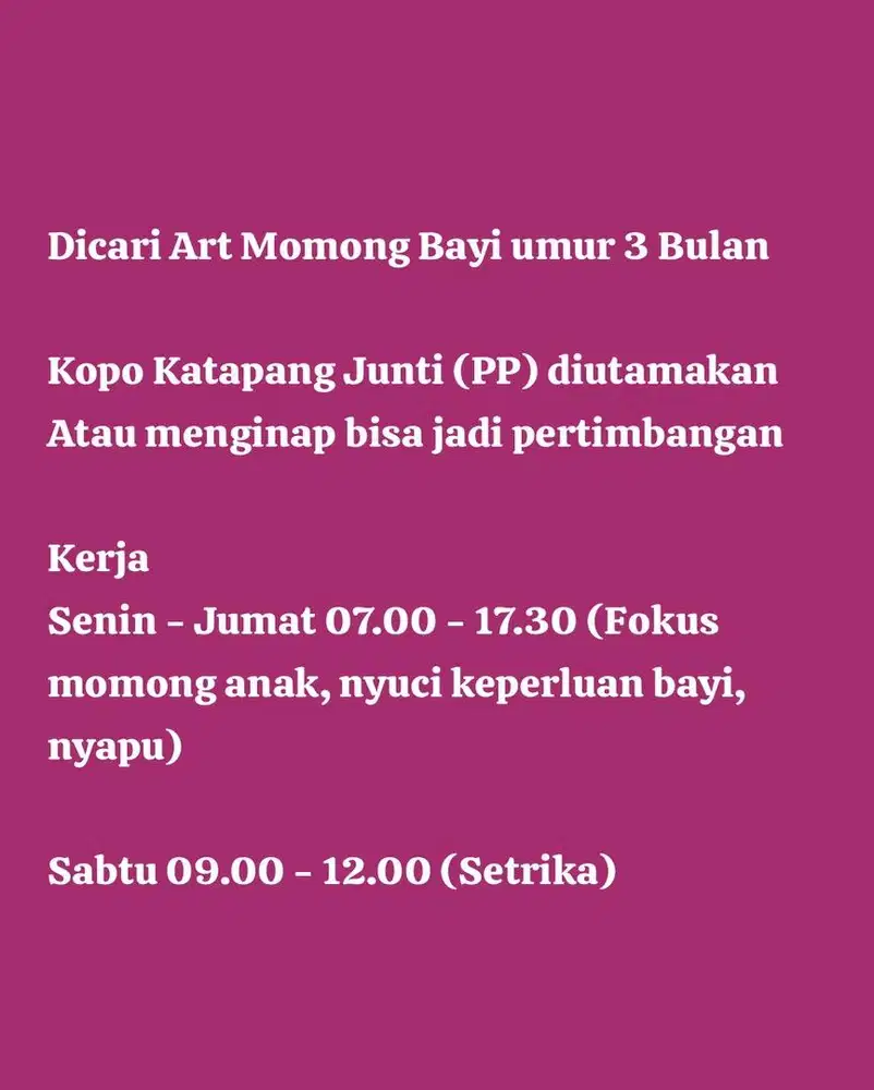 Art Momong Bayi Usia 3 Bulan