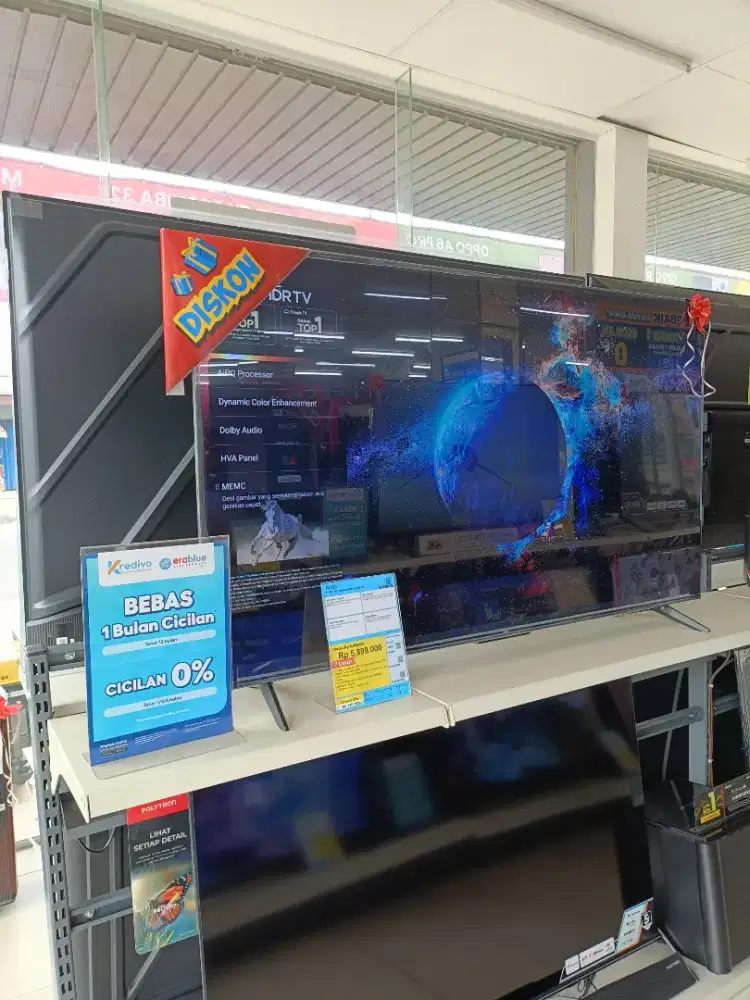 Kredit Kredivo tv TCL 55inch 4K google TV