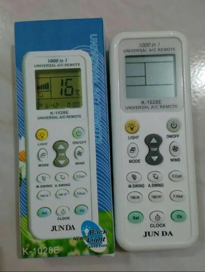 Remote AC Multi Universal JUN DA Remot Merk Cocok Semua Tipe Merek