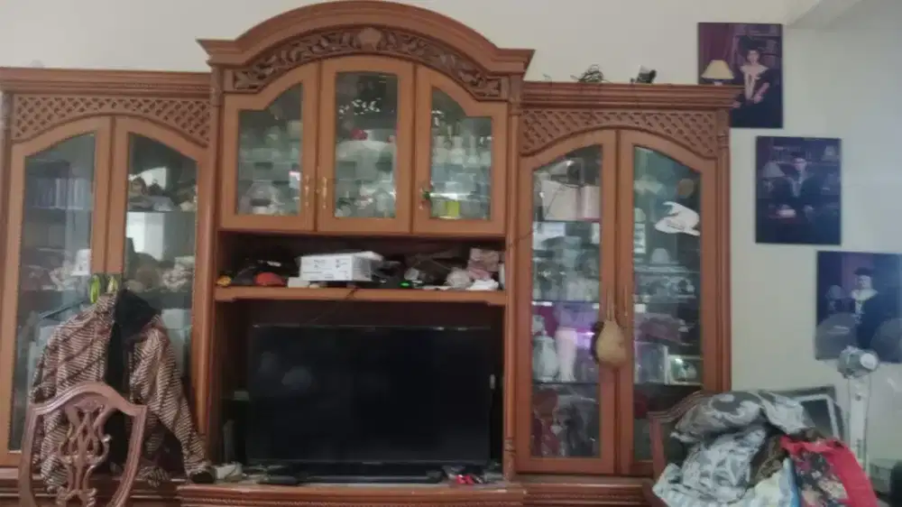 1 set furniture kayu jati oriental original lokasi bintaro