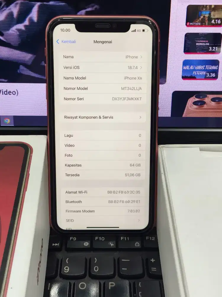 IPHONE XR 64GB HB 79% DI TROTOOL 82% INTER ALL OP FULLSET MASI ORIAN