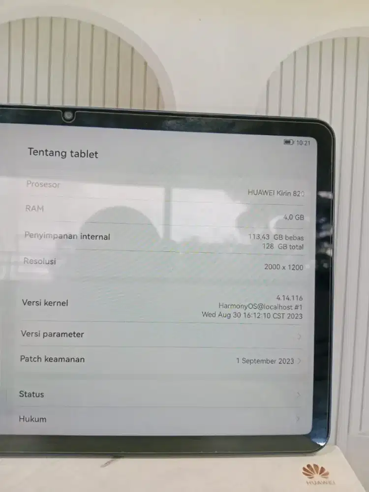 Huawei MatePad 10.4 inc
fullset lecet pemakaian
Cek sepuasnya