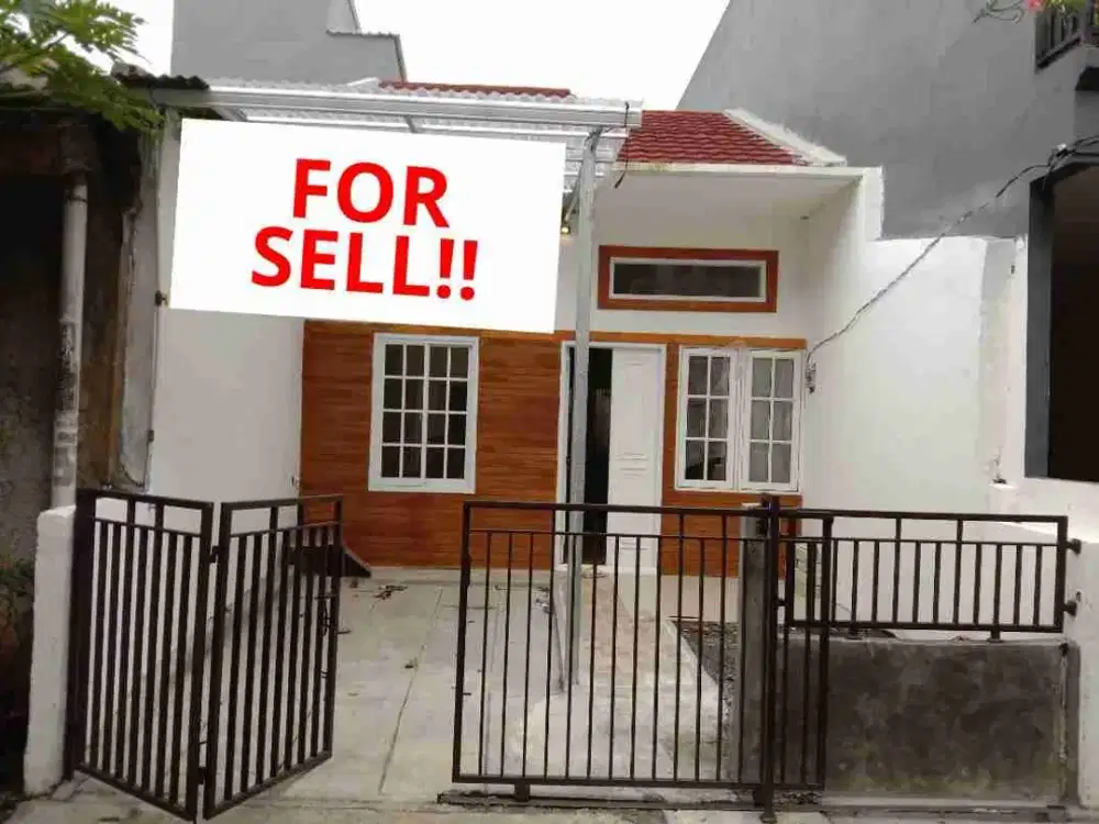 JUAL RUMAH 2 KT MINIM RENOV SHM