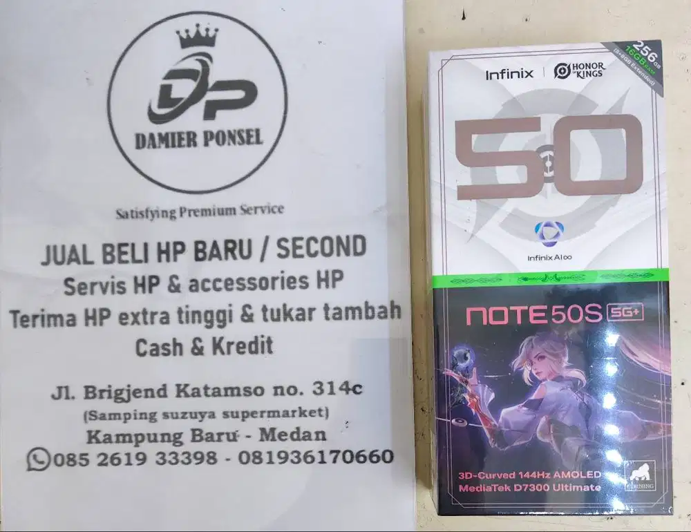 INFINIX NOTE 50S 5G (8+8/256) NEW GARANSI RESMI NASIONAL