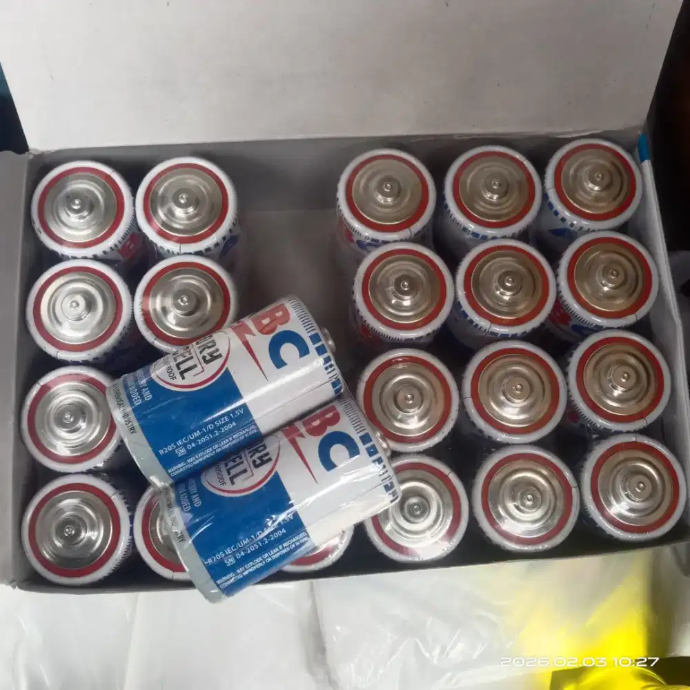 Batrai ABC R14 masih baru