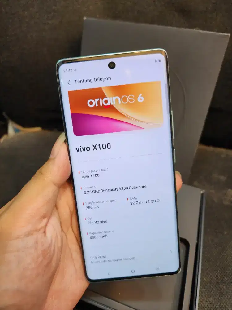 Vivo X100 12/256 garansi panjang