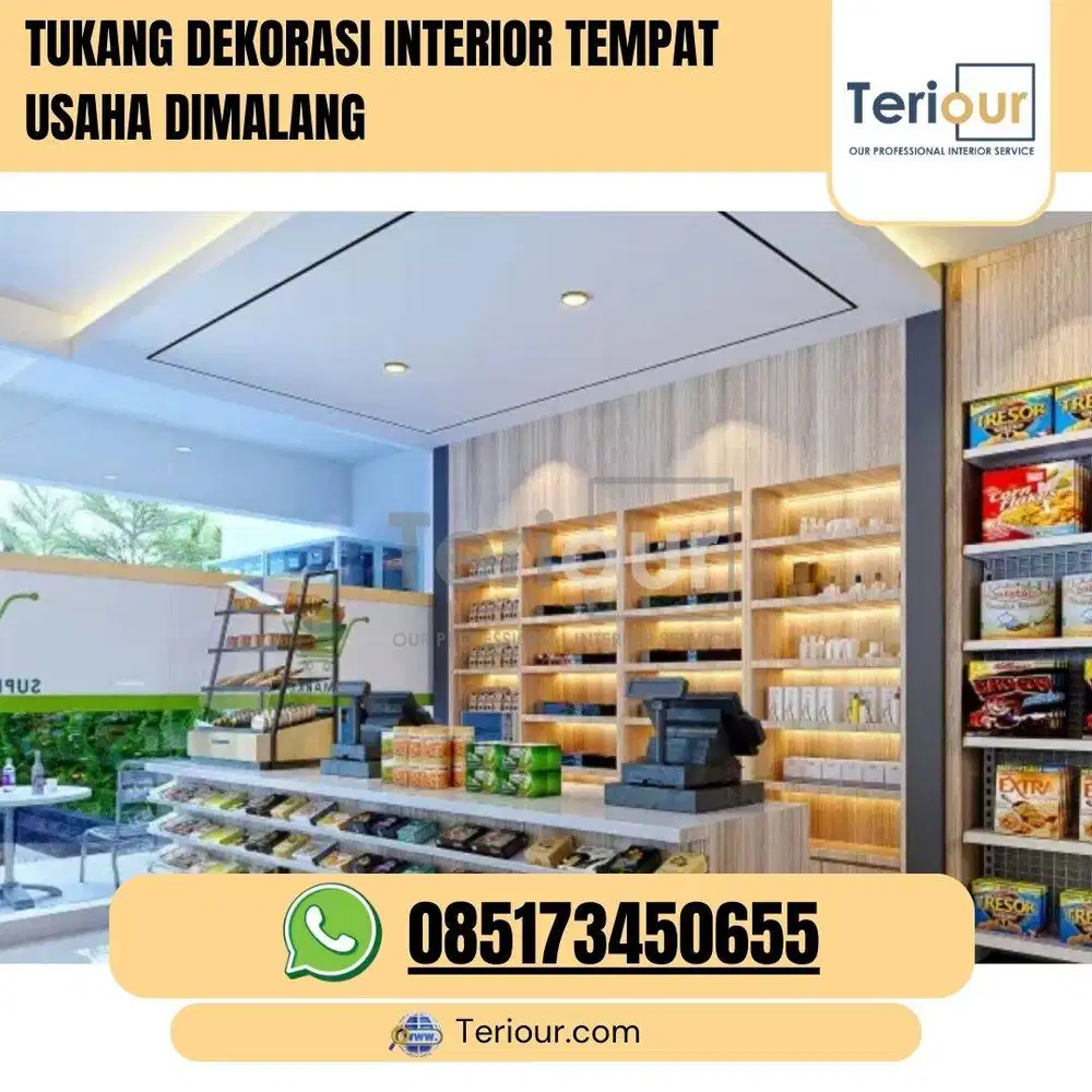 TUKANG DEKORASI INTERIOR TEMPAT USAHA DI MALANG