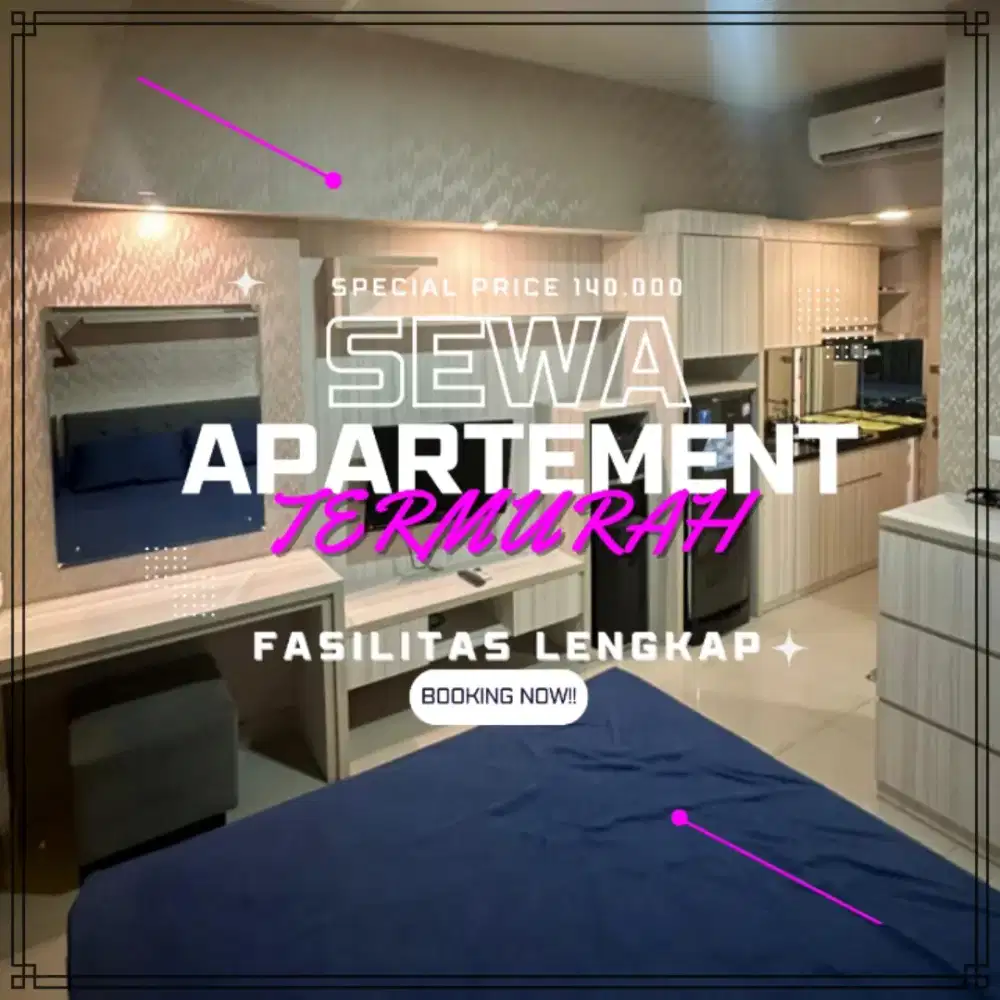 Sewa apartemen Tangerang URBANTOWN SERPONG Harian/Transit termurah