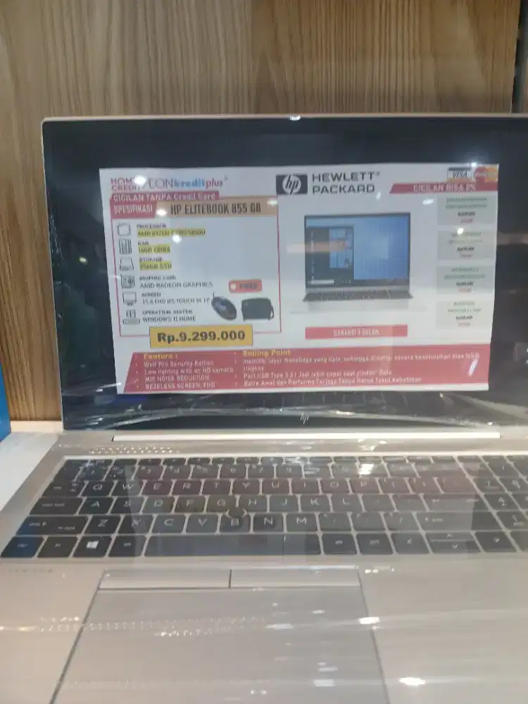 Promo cicilan Laptop Hp elitebook 855 bunga 0% free 2x cicilan
