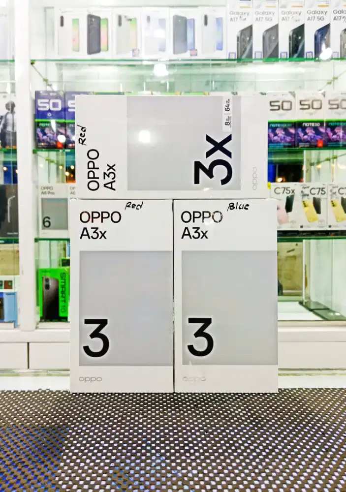 BARU..OPPO A3X RAM 4+4/64 SEGEL/GARANSI RESMI.
