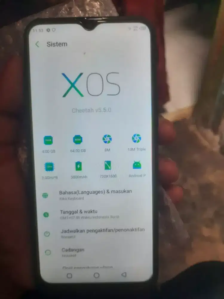 Infinix hot 8 ram 4/64 jooss