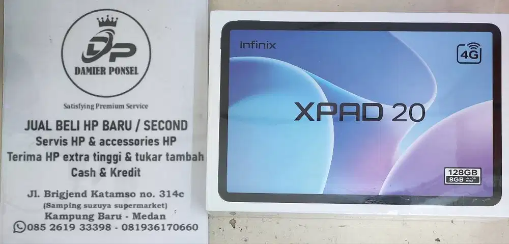 INFINIX XPAD 20 (4+4/128) NEW GARANSI RESMI NASIONAL (BISA SIMCARD)