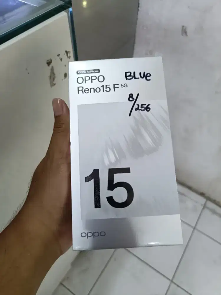 Oppo Reno 15f 8/256 New segel warna blue
